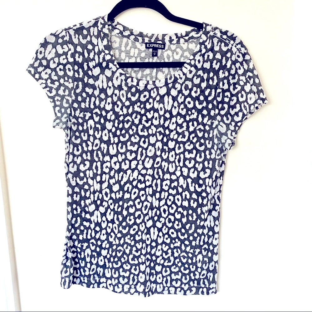 {Express} Leopard Print Tee
